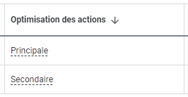 action de conversion principale ou secondaire sur Google Ads