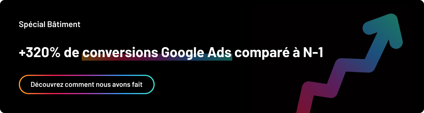 augmentation conversion Google Ads secteur batiment