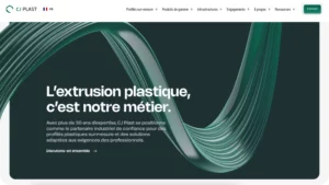 Refonte de site internet pour CJ Plast