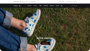 Refonte de site internet pour Ector Sneakers