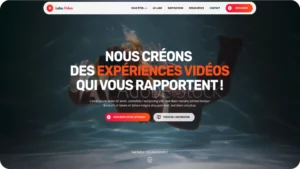Création de site internet pour Labo.video