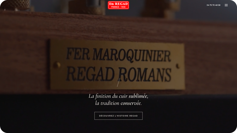 Création de site internet pour Regad