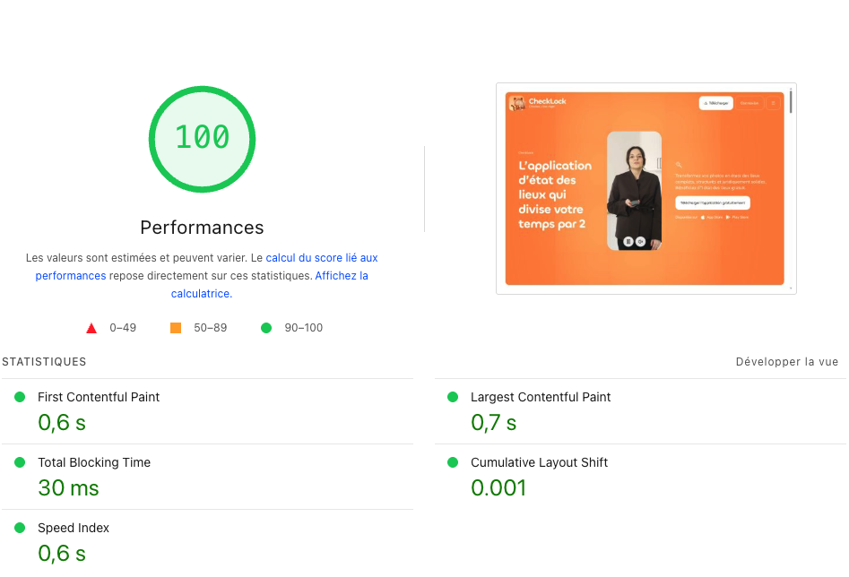 Page speed CheckLock